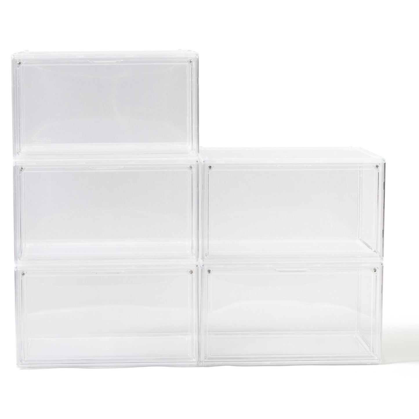 Kicks & Co Shoe Display Box XL, Stackable, 5 pack