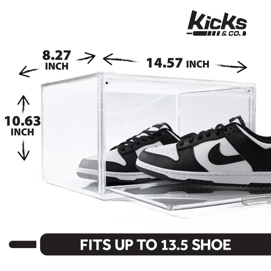 Kicks & Co Shoe Display Box XL, Stackable, 2 pack