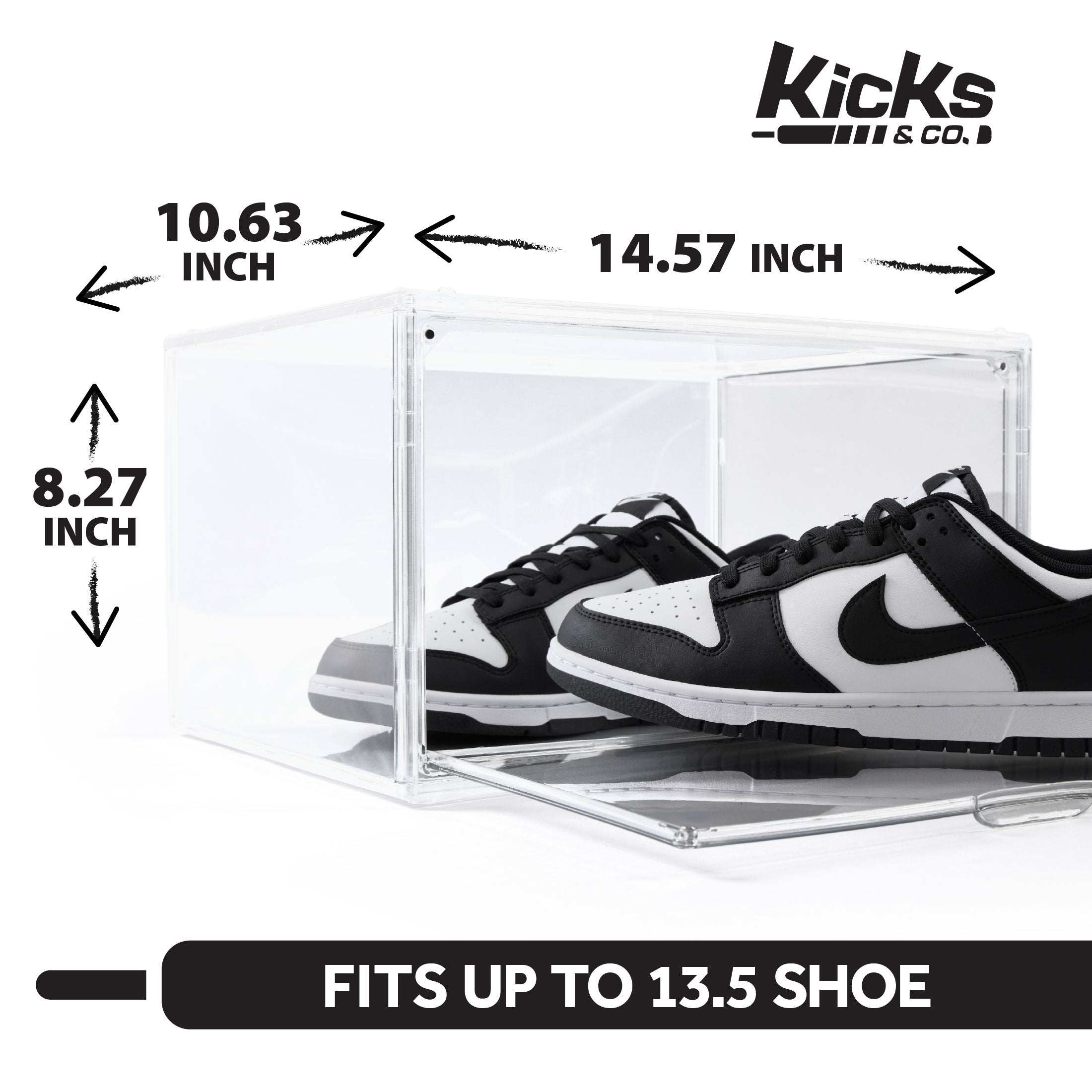 Kicks & Co Shoe Display Box XL, Stackable – Kicks and Co