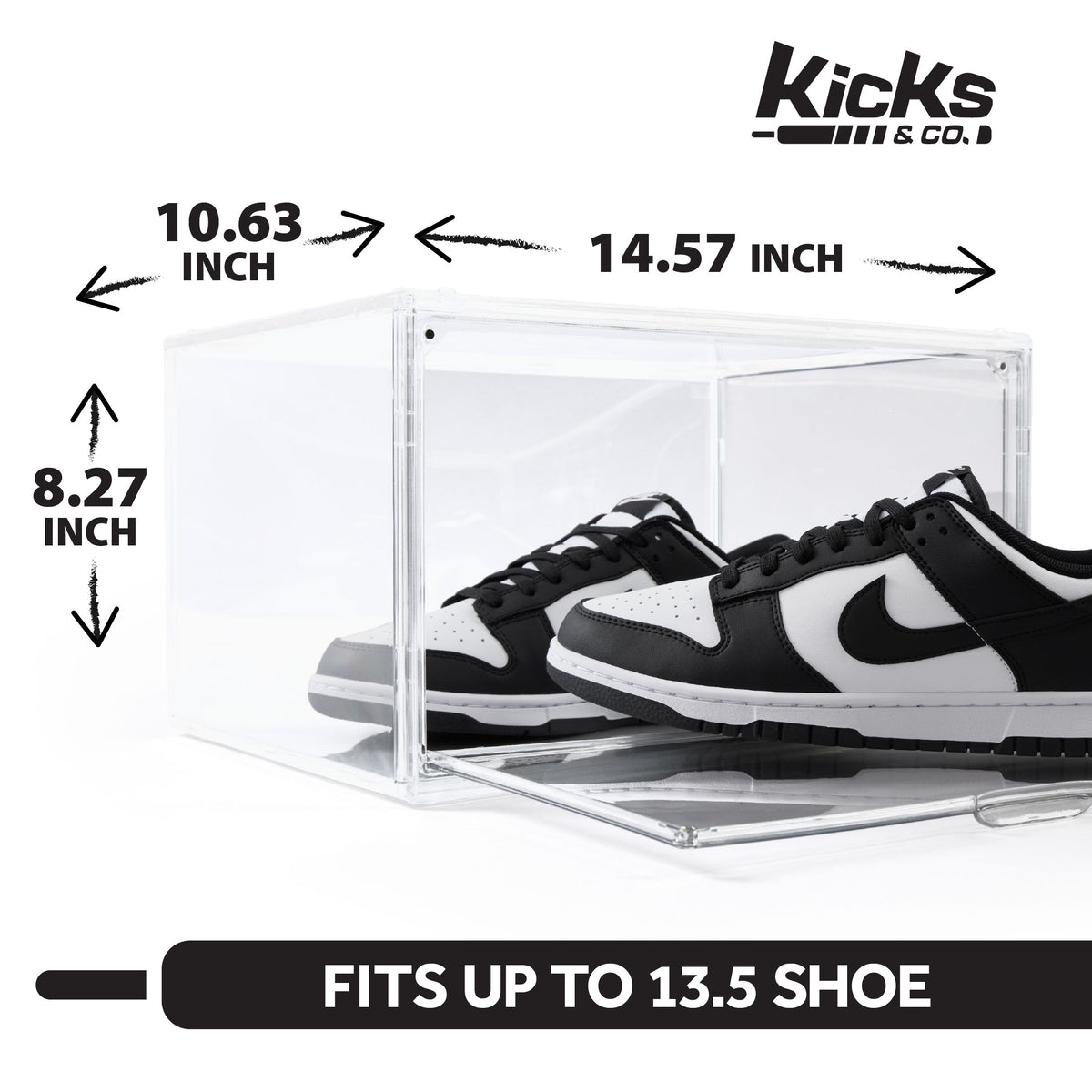 Kicks & Co Shoe Display Box XL, Stackable – Kicks and Co