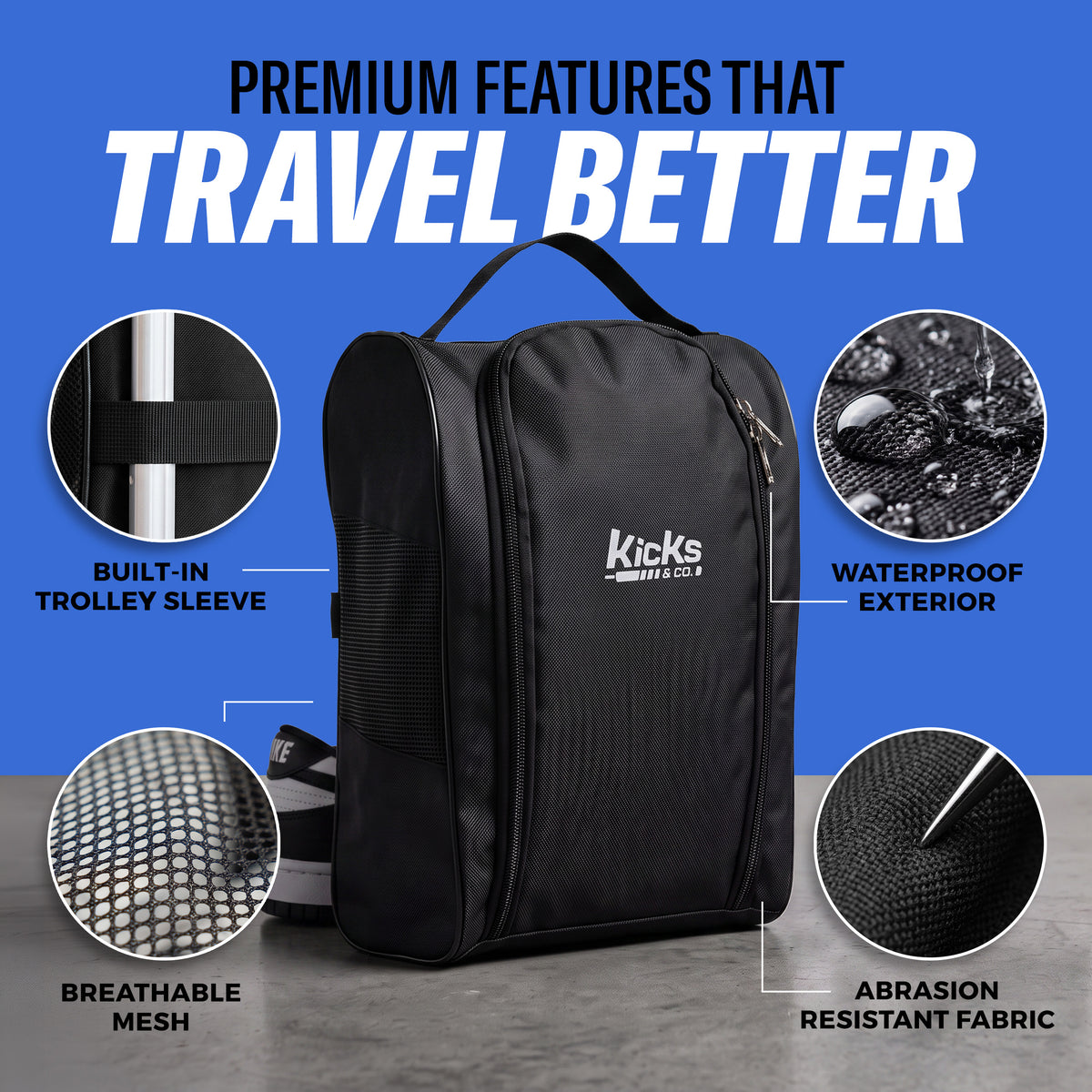 Kicks & Co Sneaker Travel Bag